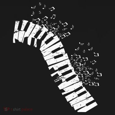 Music Notes Classical Music Instrument Piano Doggie Tank