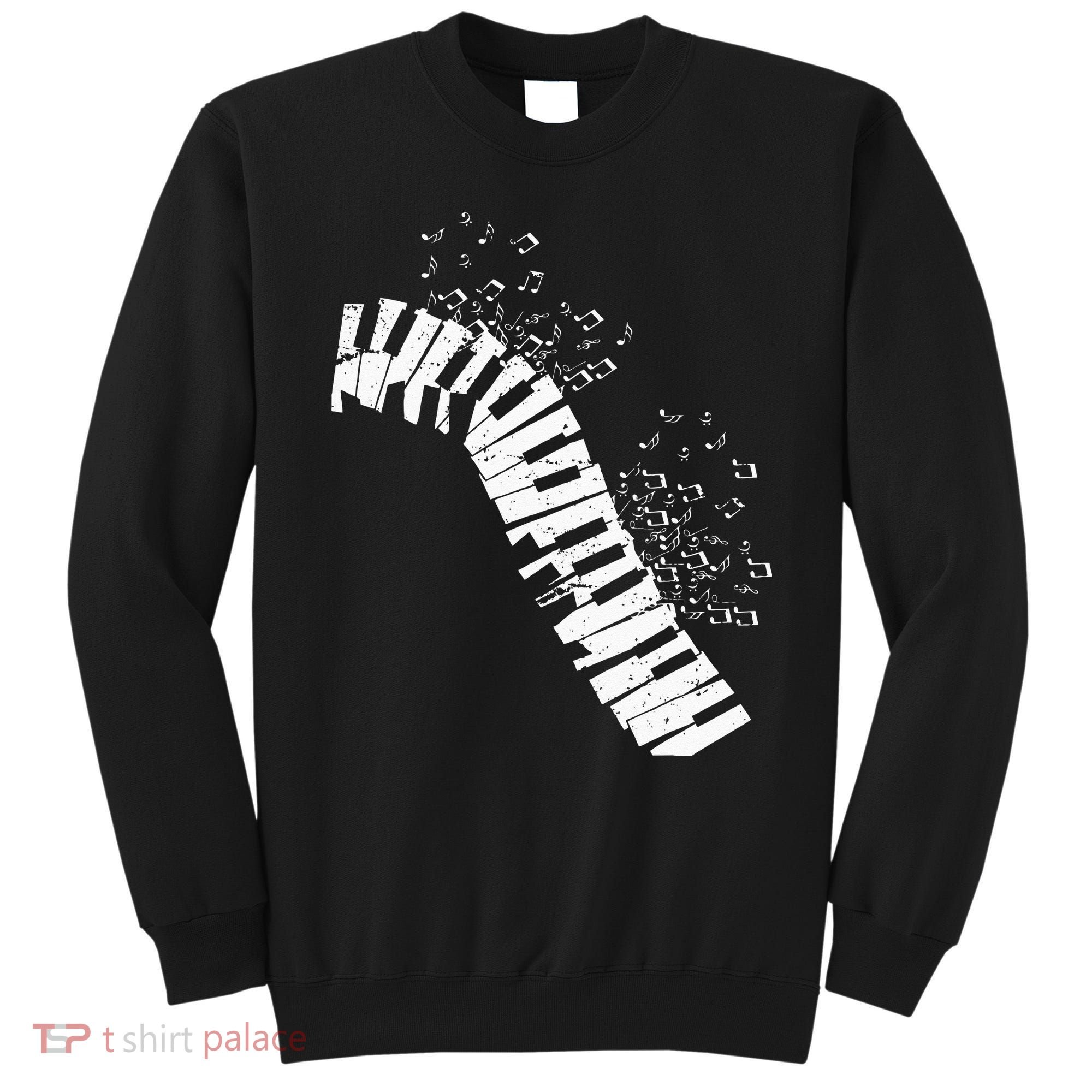Music Notes Classical Music Instrument Piano Sweatshirt