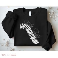 Music Notes Classical Music Instrument Piano Sweatshirt thumb 2