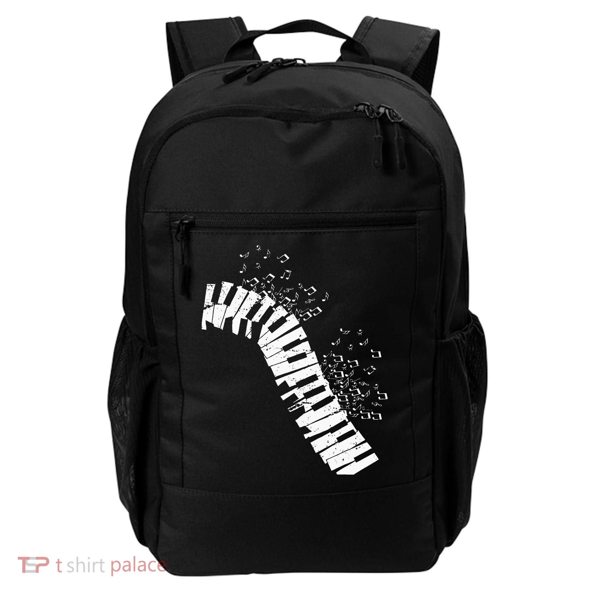 Music Notes Classical Music Instrument Piano Backpack