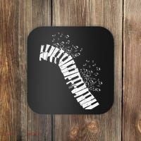 Music Notes Classical Music Instrument Piano Coaster thumb 0