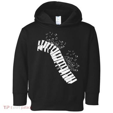 Music Notes Classical Music Instrument Piano Toddler Hoodie