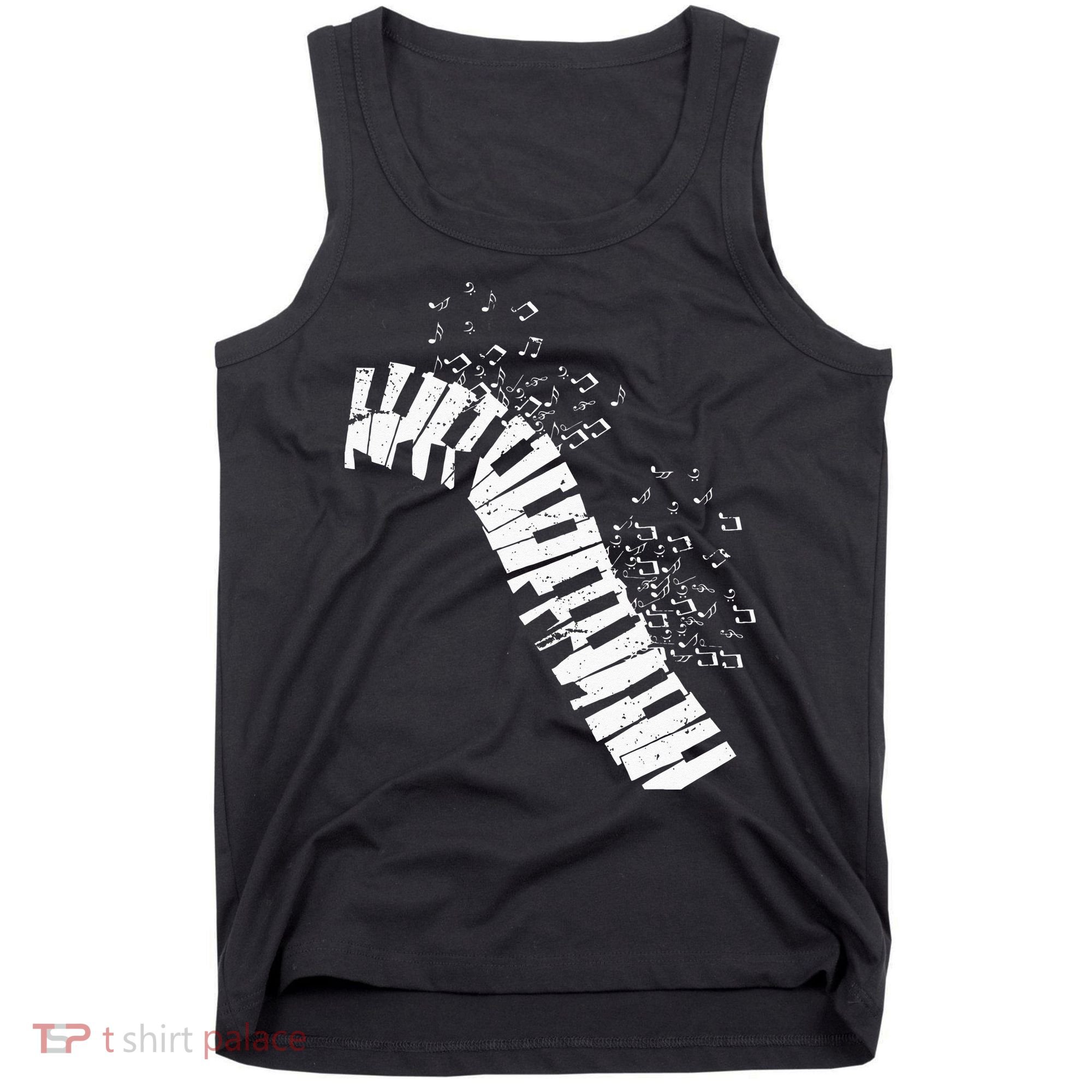 Music Notes Classical Music Instrument Piano Tank Top