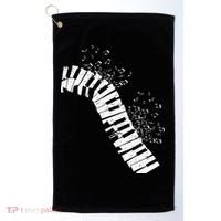 Music Notes Classical Music Instrument Piano Golf Towel thumb 0