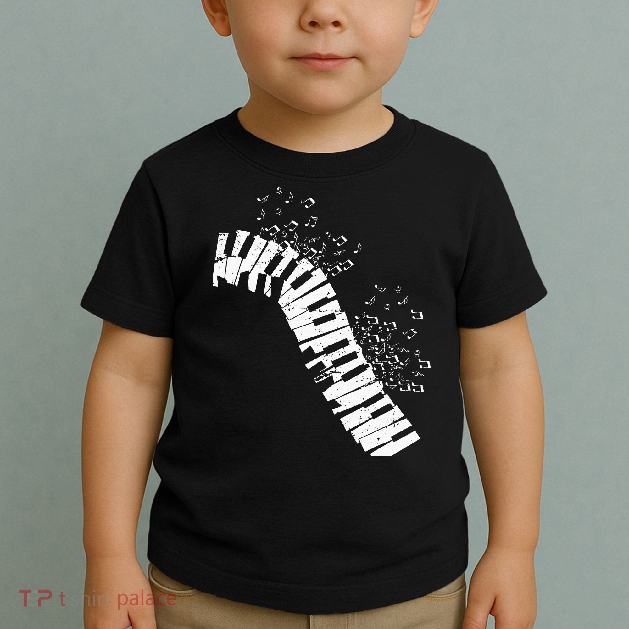 Music Notes Classical Music Instrument Piano Toddler T-Shirt