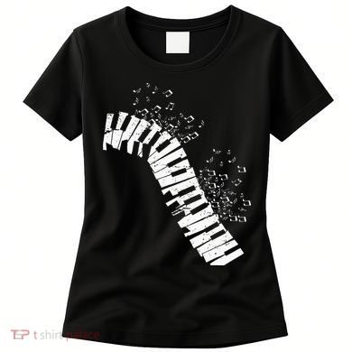 Music Notes Classical Music Instrument Piano Women's T-Shirt