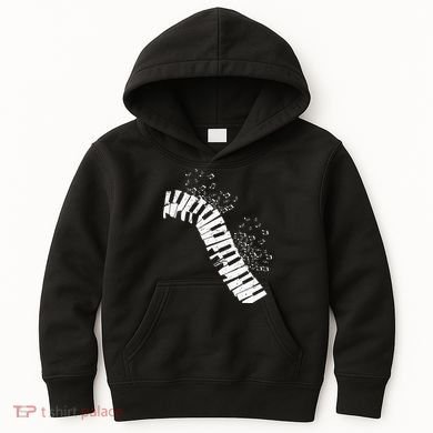 Music Notes Classical Music Instrument Piano Kids Hoodie