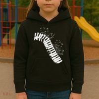 Music Notes Classical Music Instrument Piano Kids Hoodie thumb 3