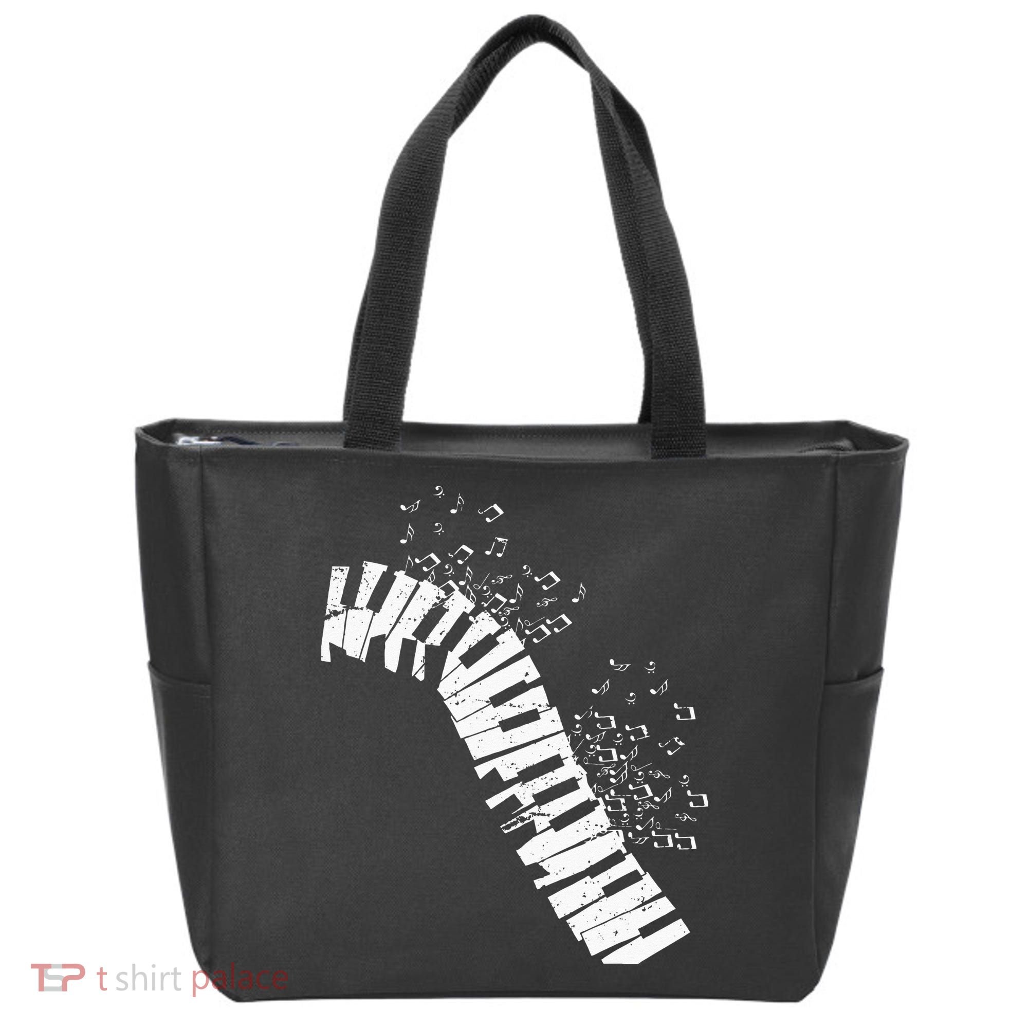 Music Notes Classical Music Instrument Piano Tote Bag