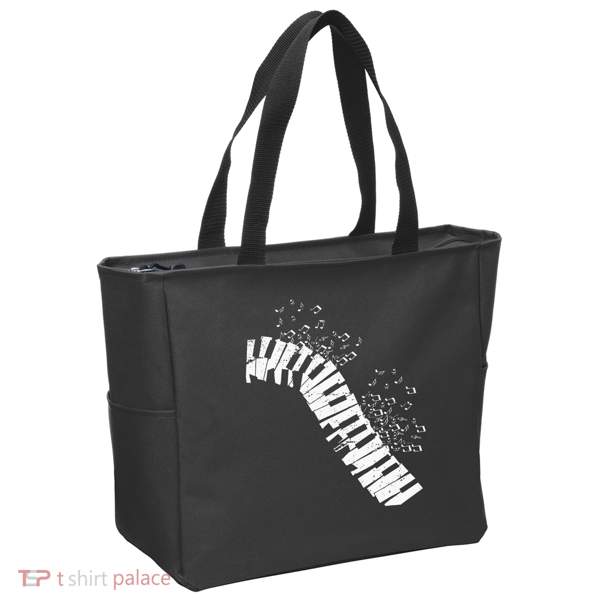Music Notes Classical Music Instrument Piano Tote Bag