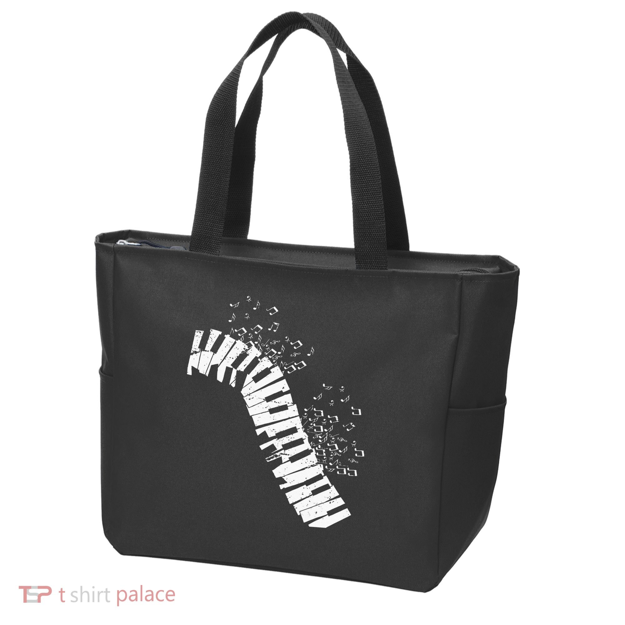 Music Notes Classical Music Instrument Piano Tote Bag