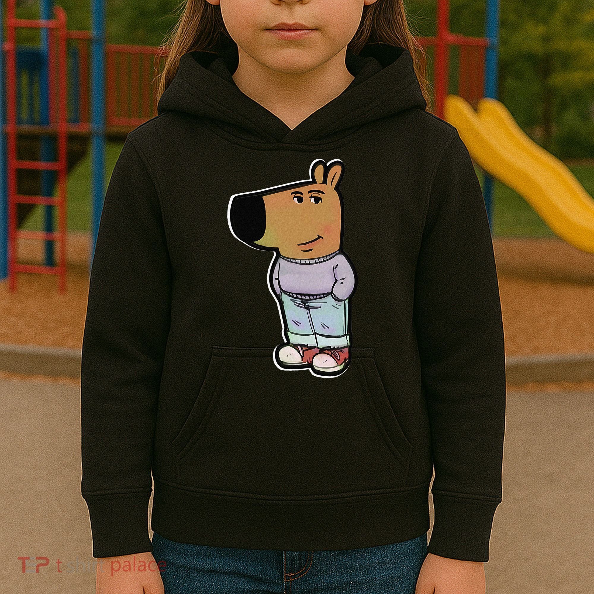 My New Character Is A Chill Guy Meme Funny Chill Guy Meme Kids Hoodie
