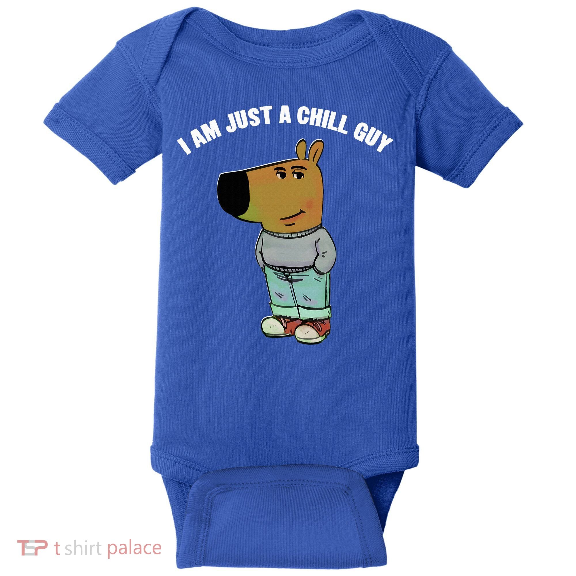 My New Character Is A Chill Guy I Am Just A Chill Guy Funny Baby Bodysuit