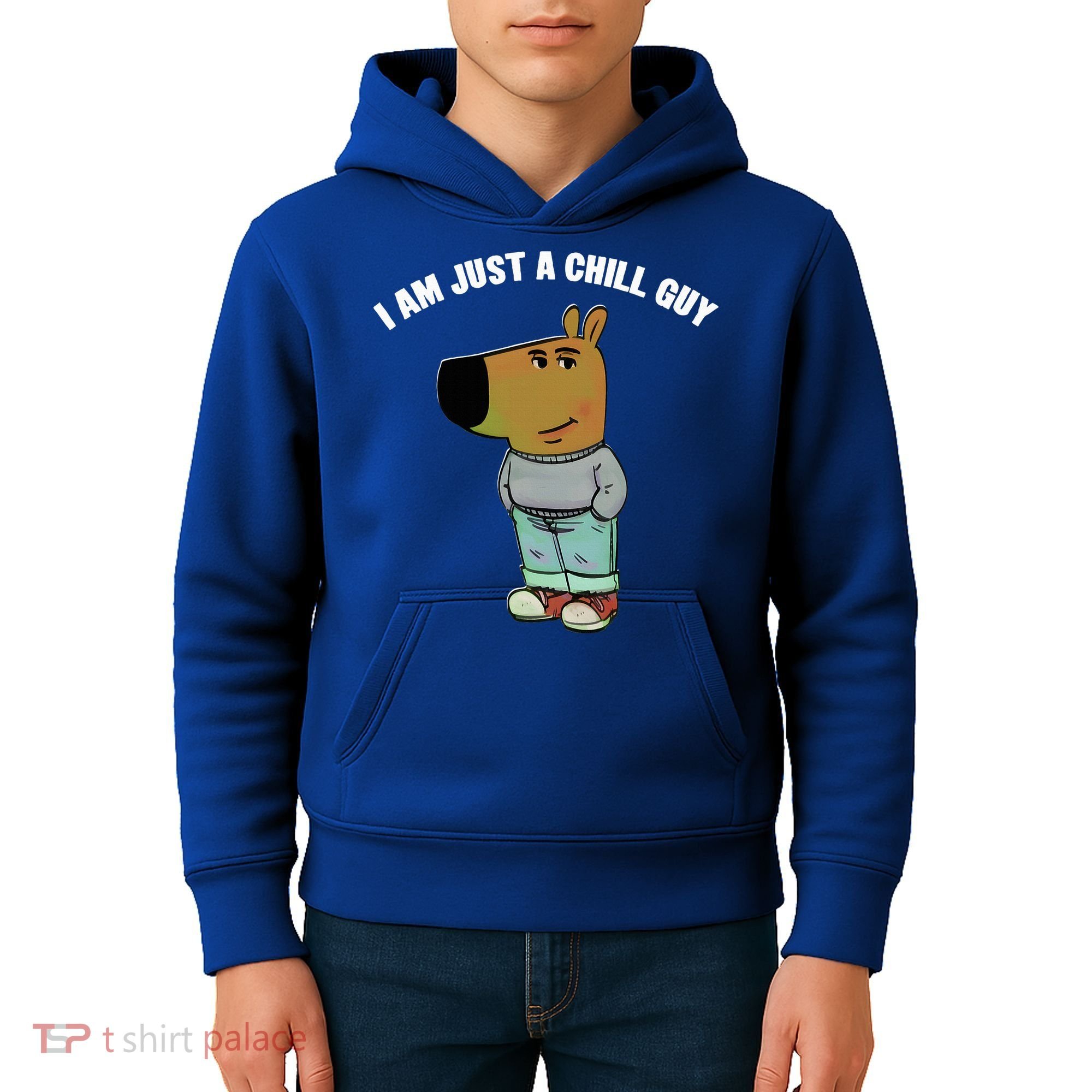 My New Character Is A Chill Guy I Am Just A Chill Guy Funny Kids Hoodie