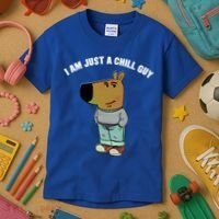 My New Character Is A Chill Guy I Am Just A Chill Guy Funny Kids T-Shirt thumb 3