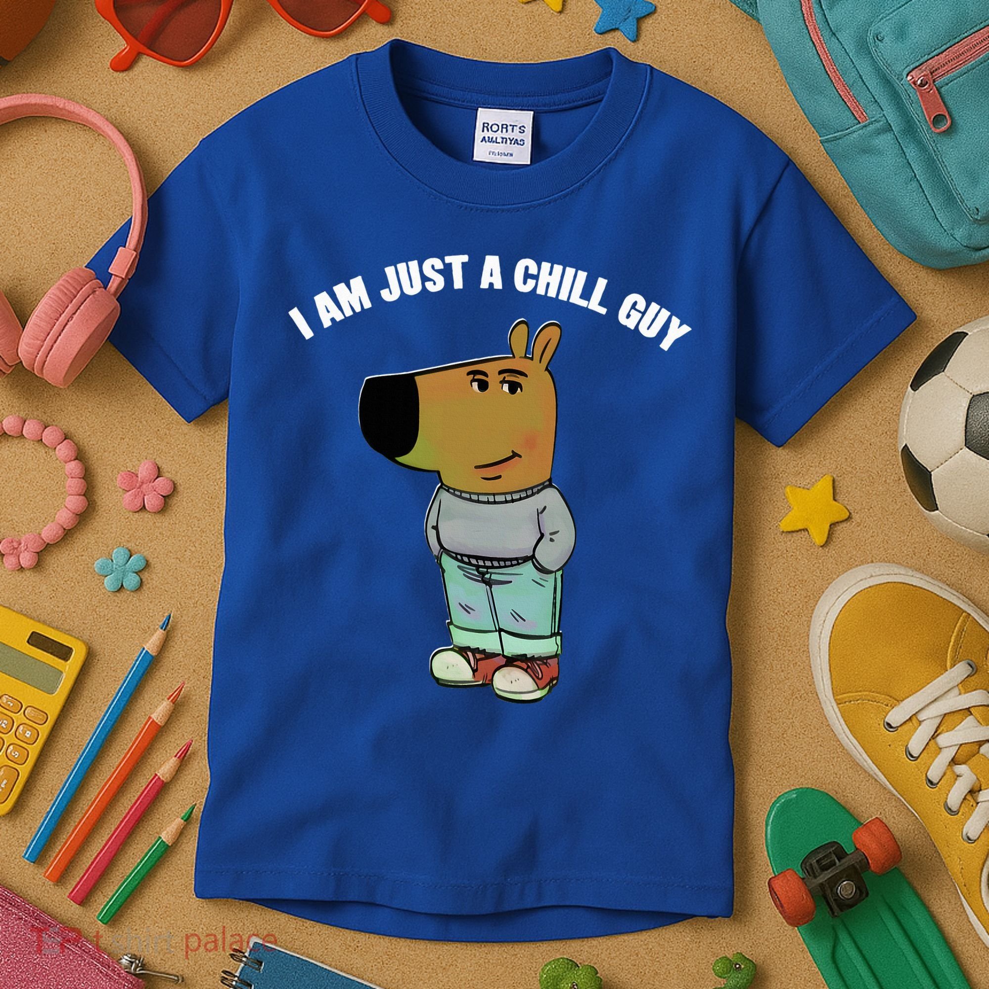 My New Character Is A Chill Guy I Am Just A Chill Guy Funny Kids T-Shirt