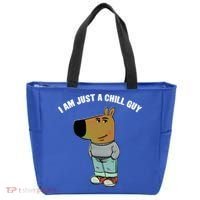 My New Character Is A Chill Guy I Am Just A Chill Guy Funny Tote Bag thumb 0