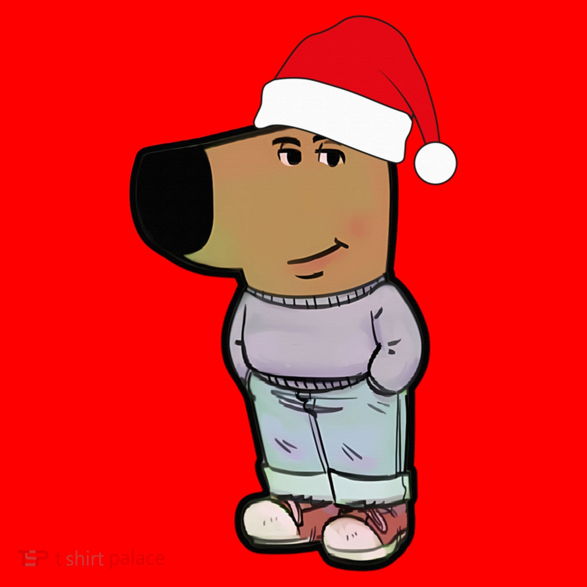 My New Character Is A Chill Guy Meme Funny Chill Guy Meme Santa Hat