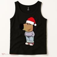 My New Character Is A Chill Guy Meme Wearing Santa Hat Chill Guy Meme Tank Top thumb 2