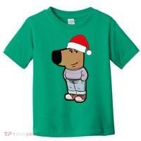 My New Character Is A Chill Guy Meme Wearing Santa Hat Chill Guy Meme Toddler T-Shirt thumb 0
