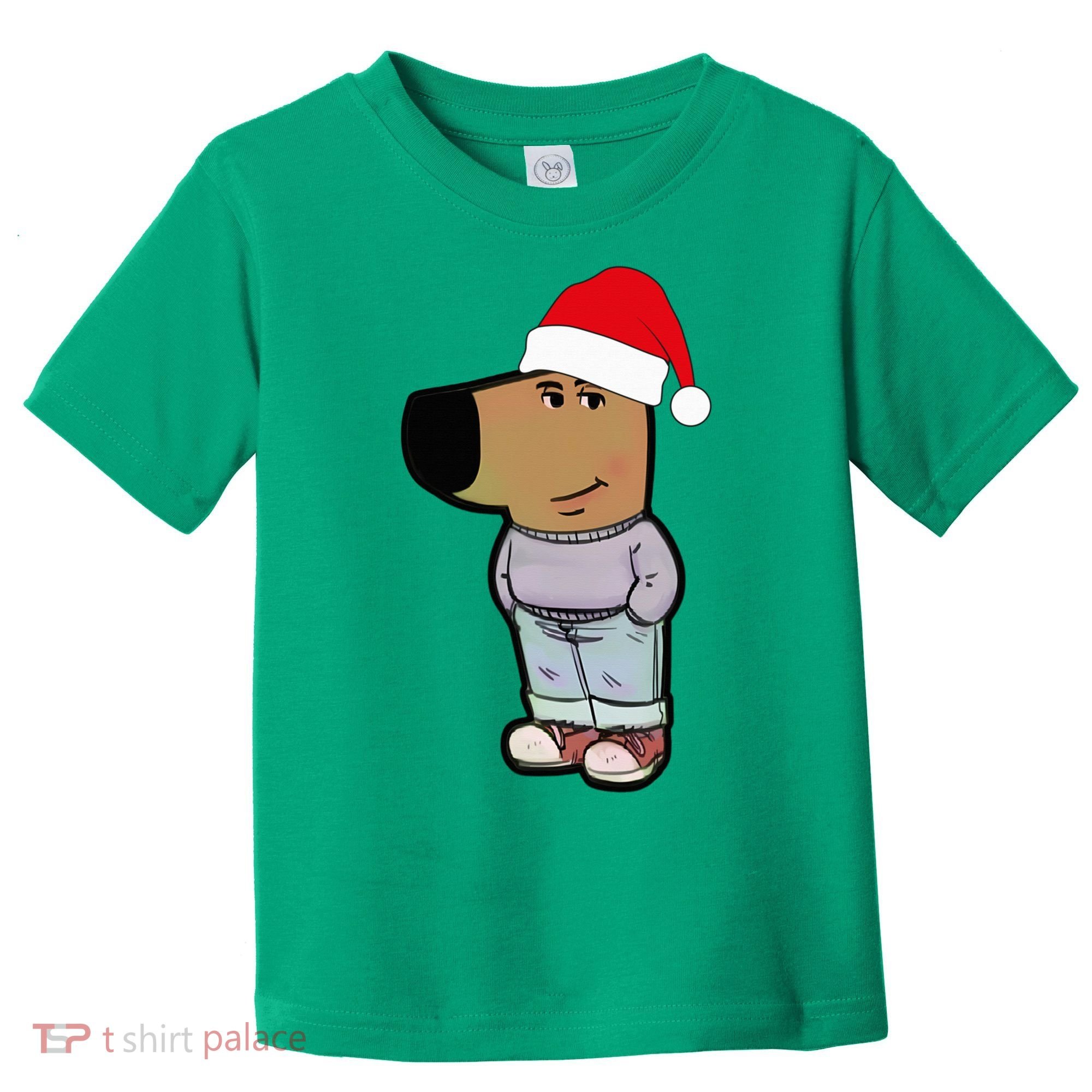 My New Character Is A Chill Guy Meme Wearing Santa Hat Chill Guy Meme Toddler T-Shirt