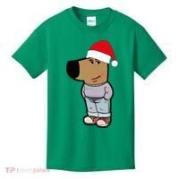 My New Character Is A Chill Guy Meme Wearing Santa Hat Chill Guy Meme Kids T-Shirt thumb 0