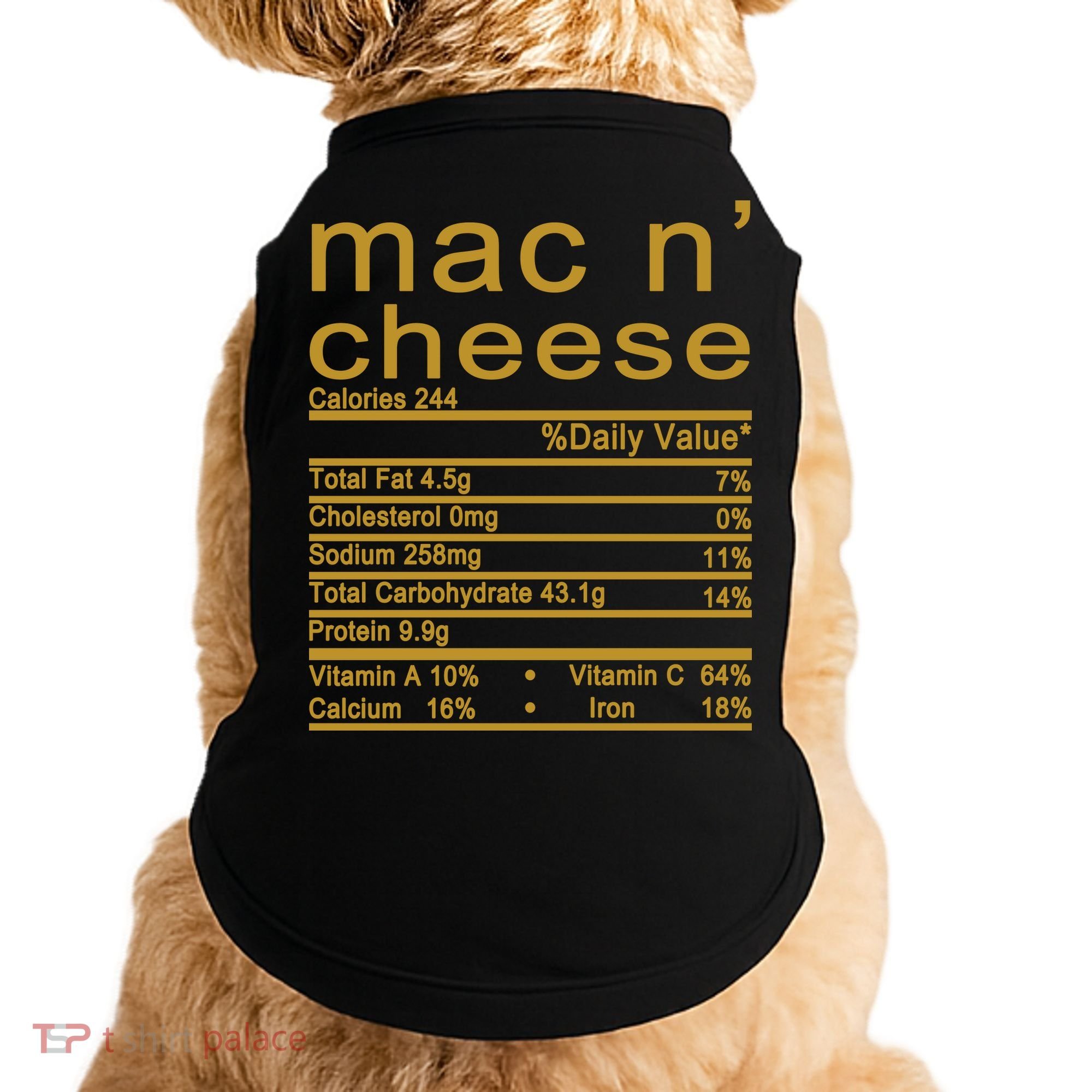 Mac N' Cheese Thanksgiving Dinner Doggie Tank