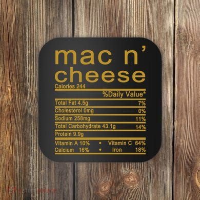 Mac N' Cheese Thanksgiving Dinner Coaster