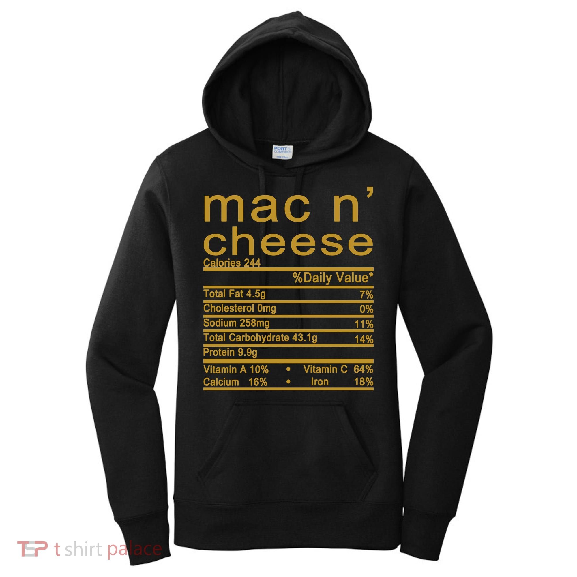 Mac N' Cheese Thanksgiving Dinner Women's Hoodie