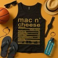 Mac N' Cheese Thanksgiving Dinner Tank Top thumb 4