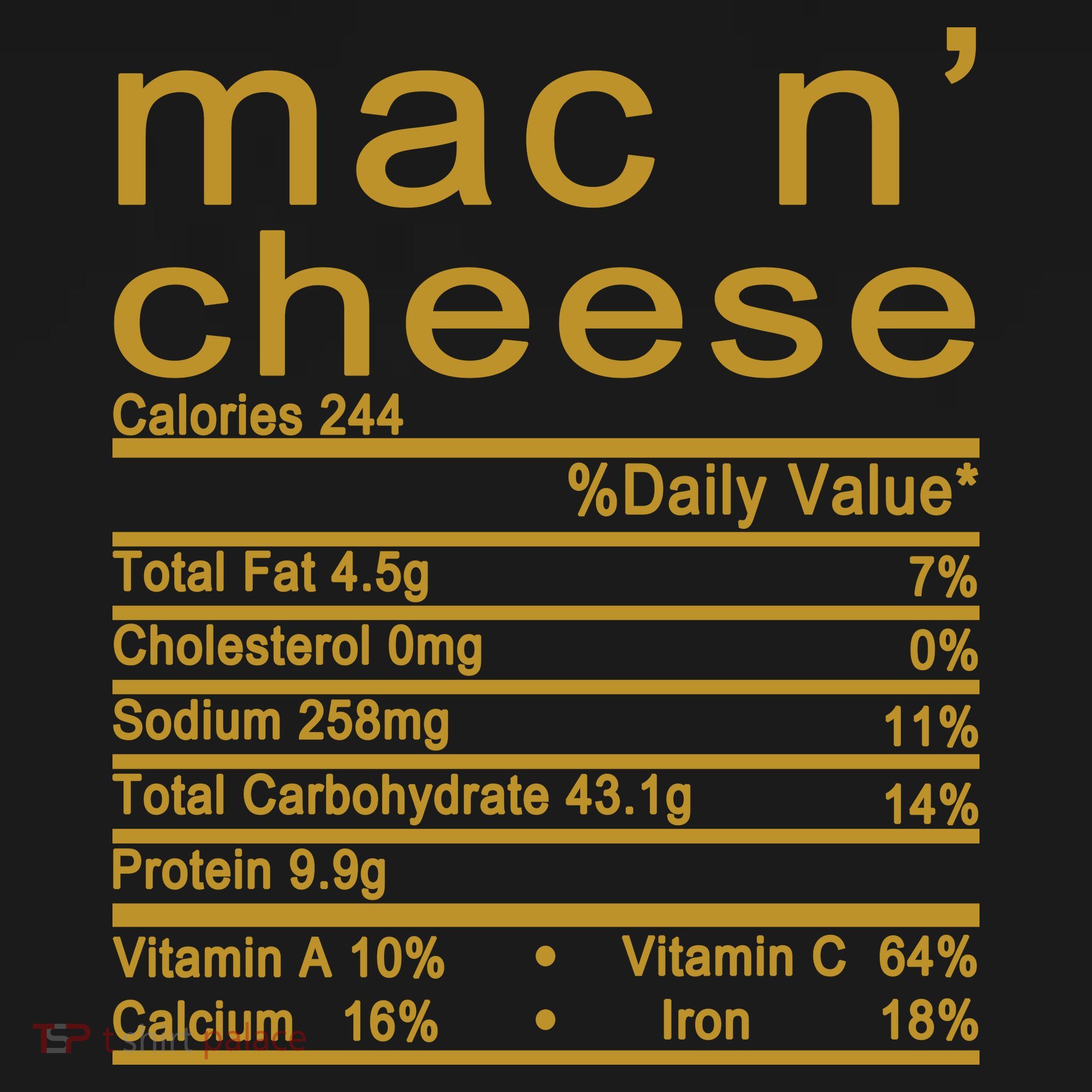 Mac N' Cheese Thanksgiving Dinner Tank Top