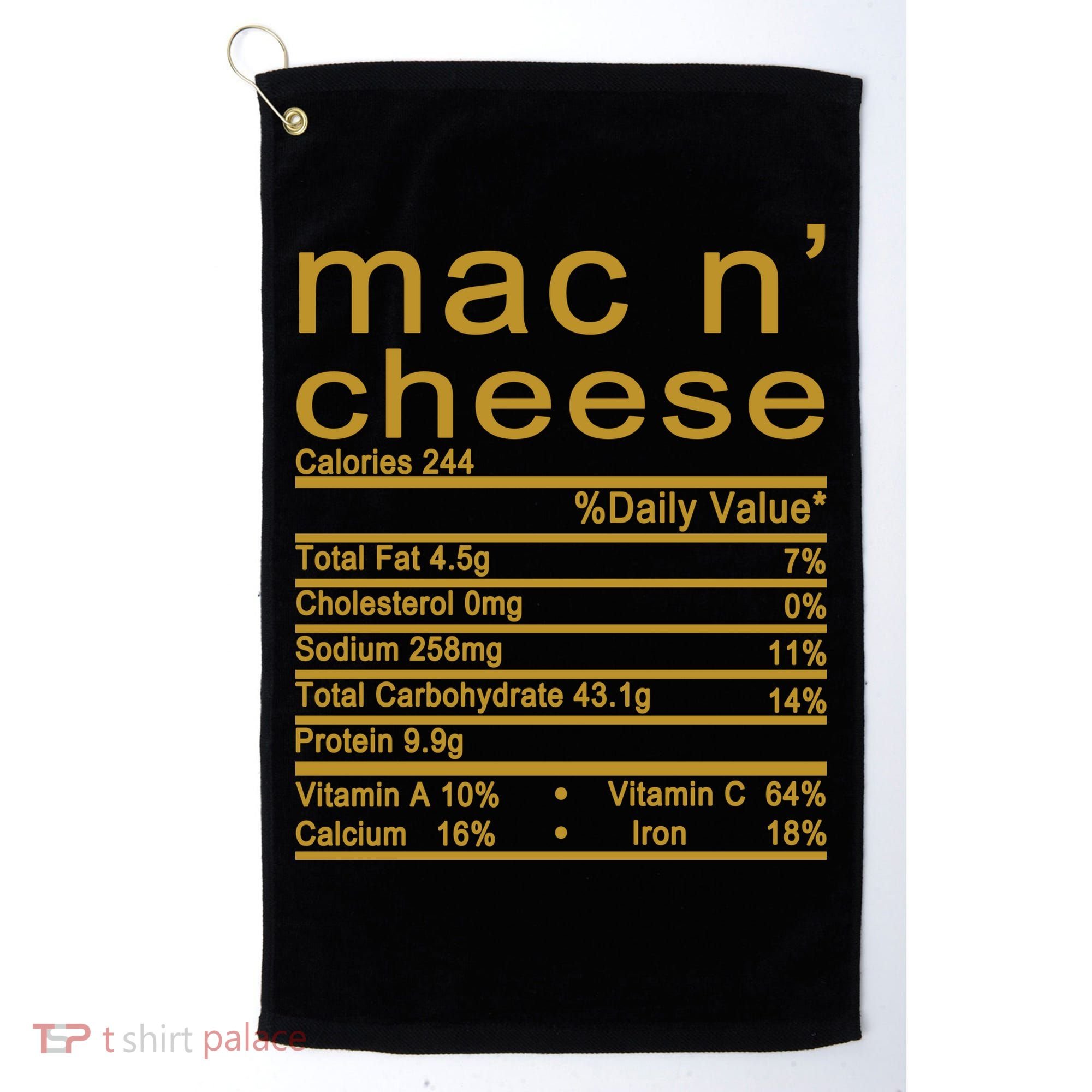 Mac N' Cheese Thanksgiving Dinner Golf Towel