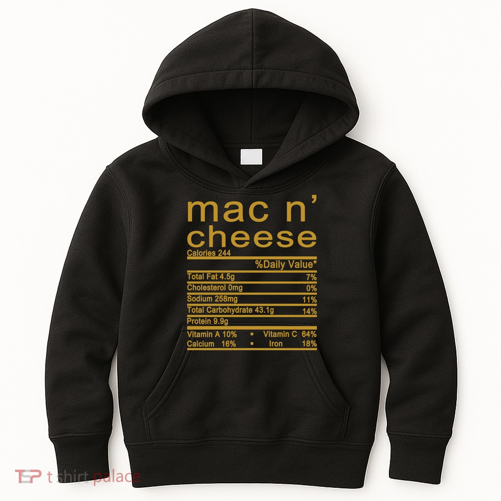 Mac N' Cheese Thanksgiving Dinner Kids Hoodie