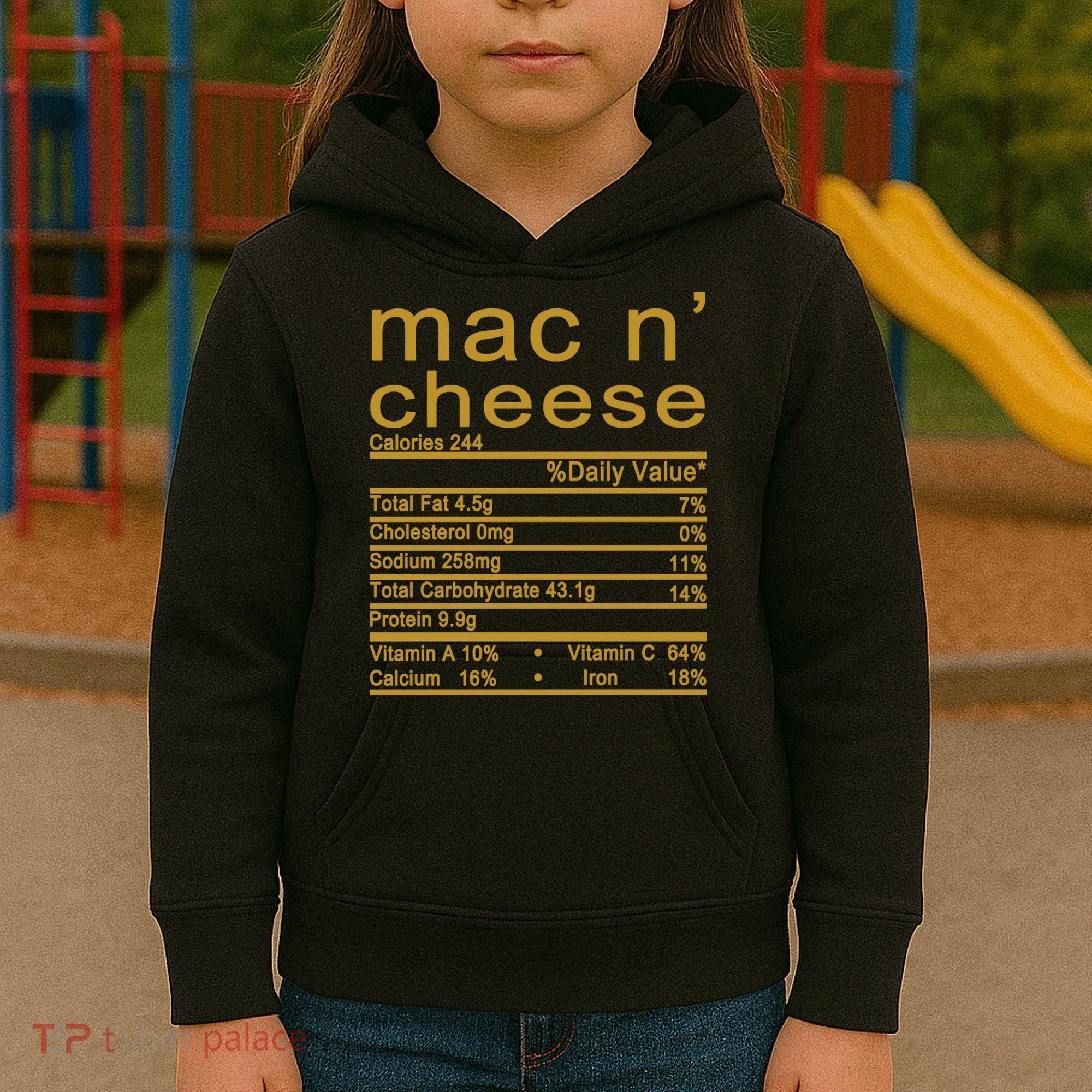 Mac N' Cheese Thanksgiving Dinner Kids Hoodie