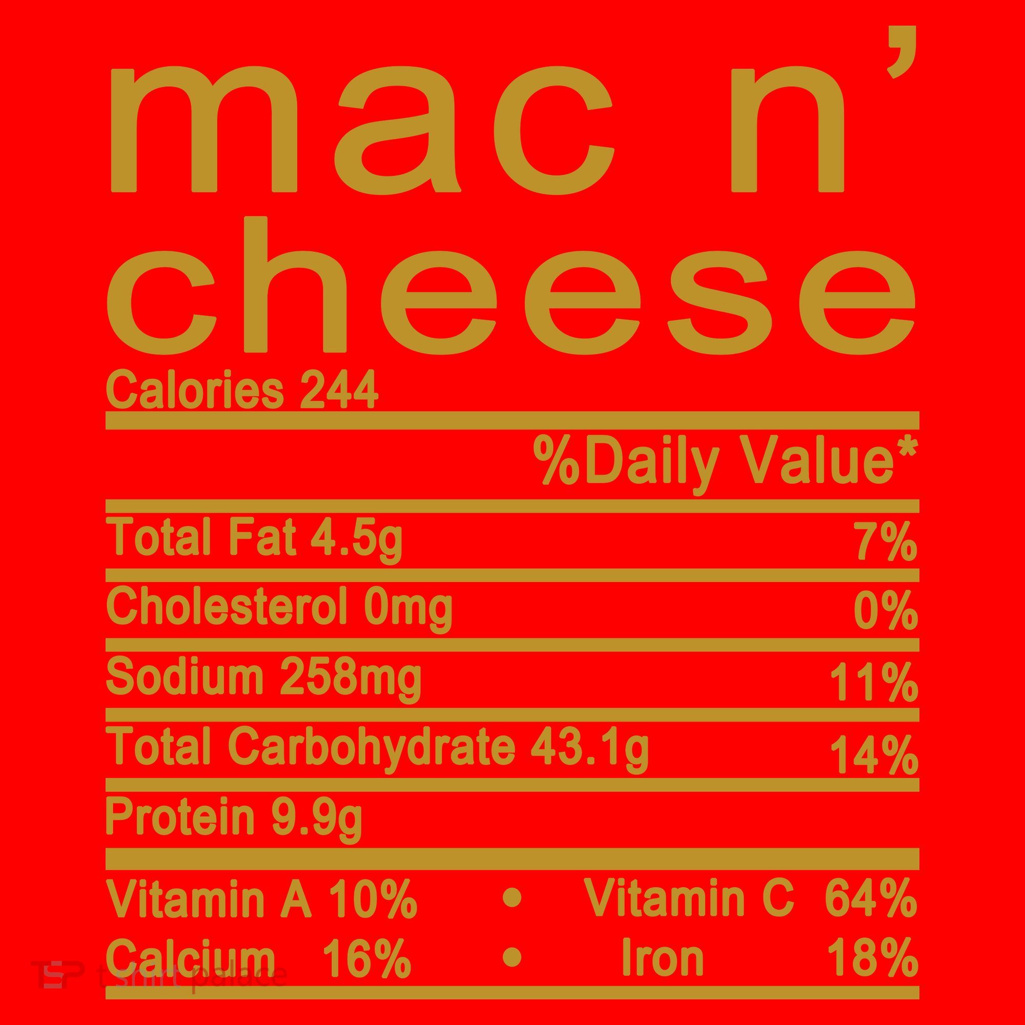 Mac N' Cheese Thanksgiving Dinner Santa Hat