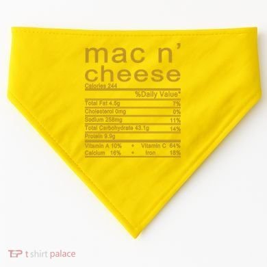 Mac N' Cheese Thanksgiving Dinner USA-Made Doggie Bandana