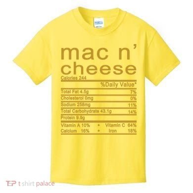 Mac N' Cheese Thanksgiving Dinner Kids T-Shirt