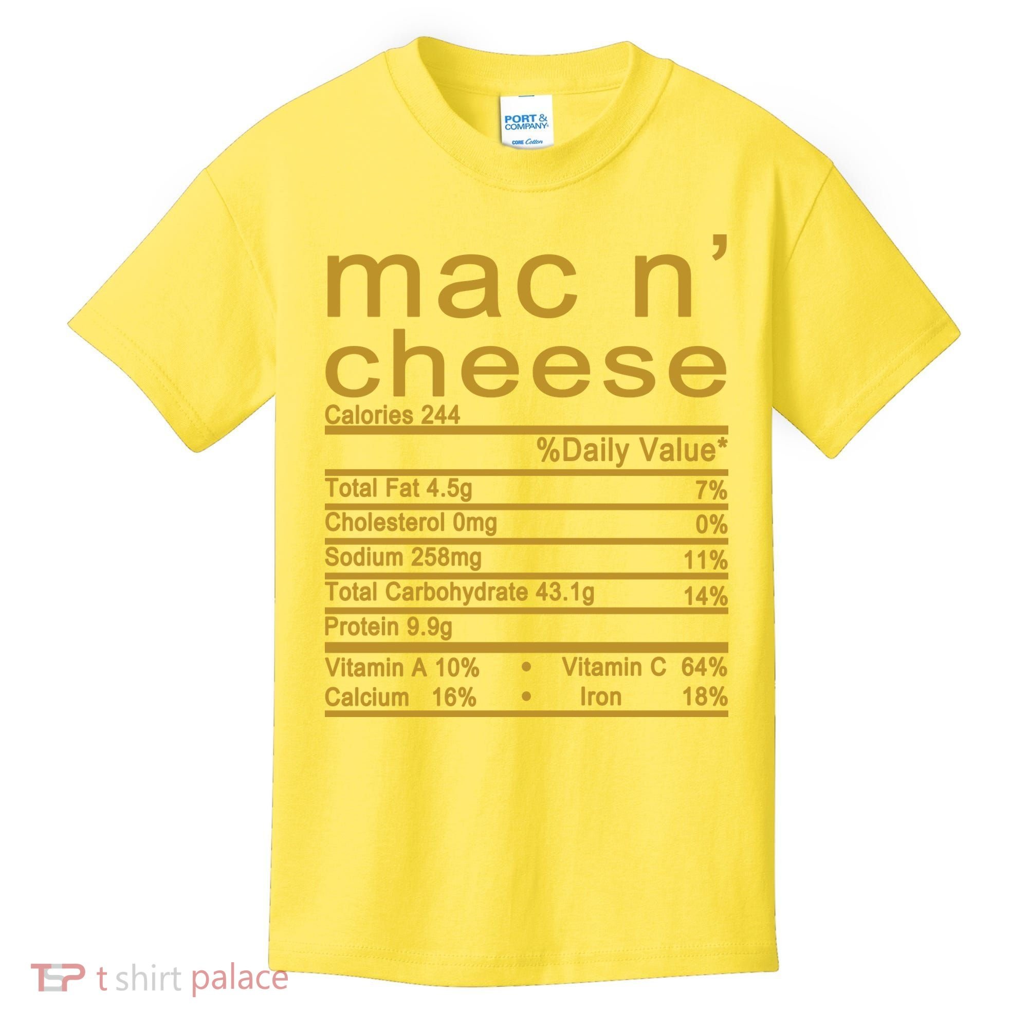 Mac N' Cheese Thanksgiving Dinner Kids T-Shirt