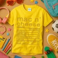 Mac N' Cheese Thanksgiving Dinner Kids T-Shirt thumb 3
