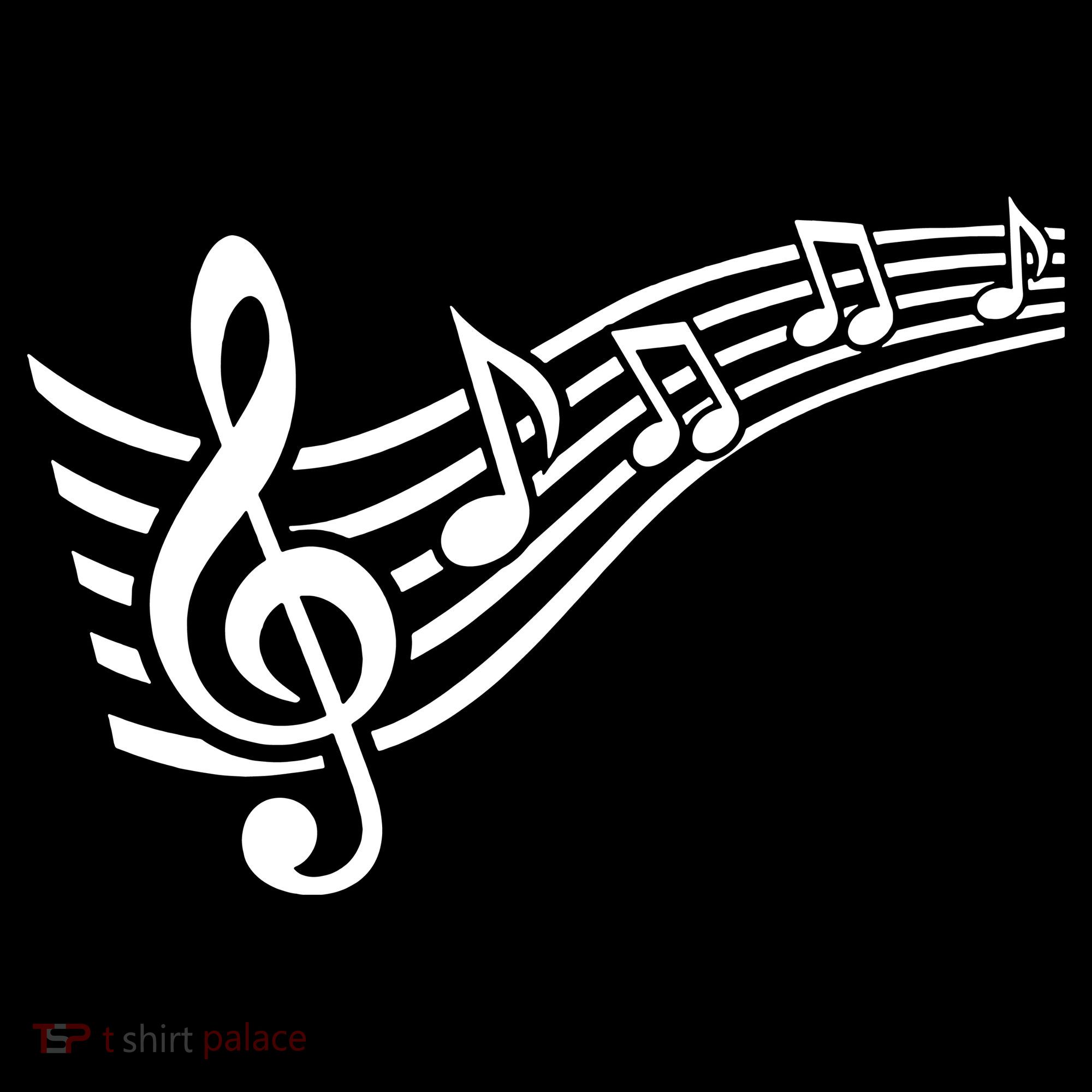 Music Notes Clef USA-Made Doggie Bandana