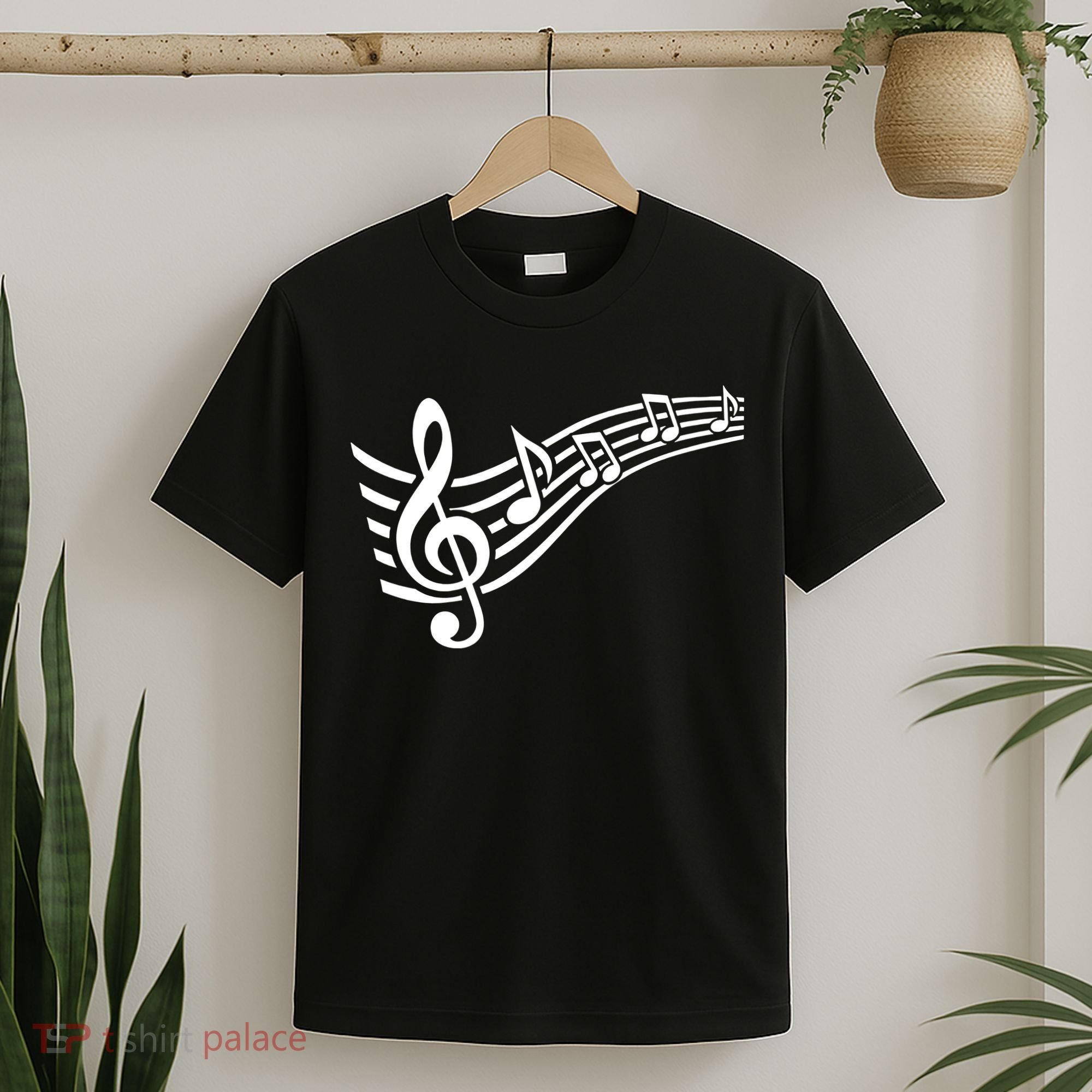 Music Notes Clef T-Shirt