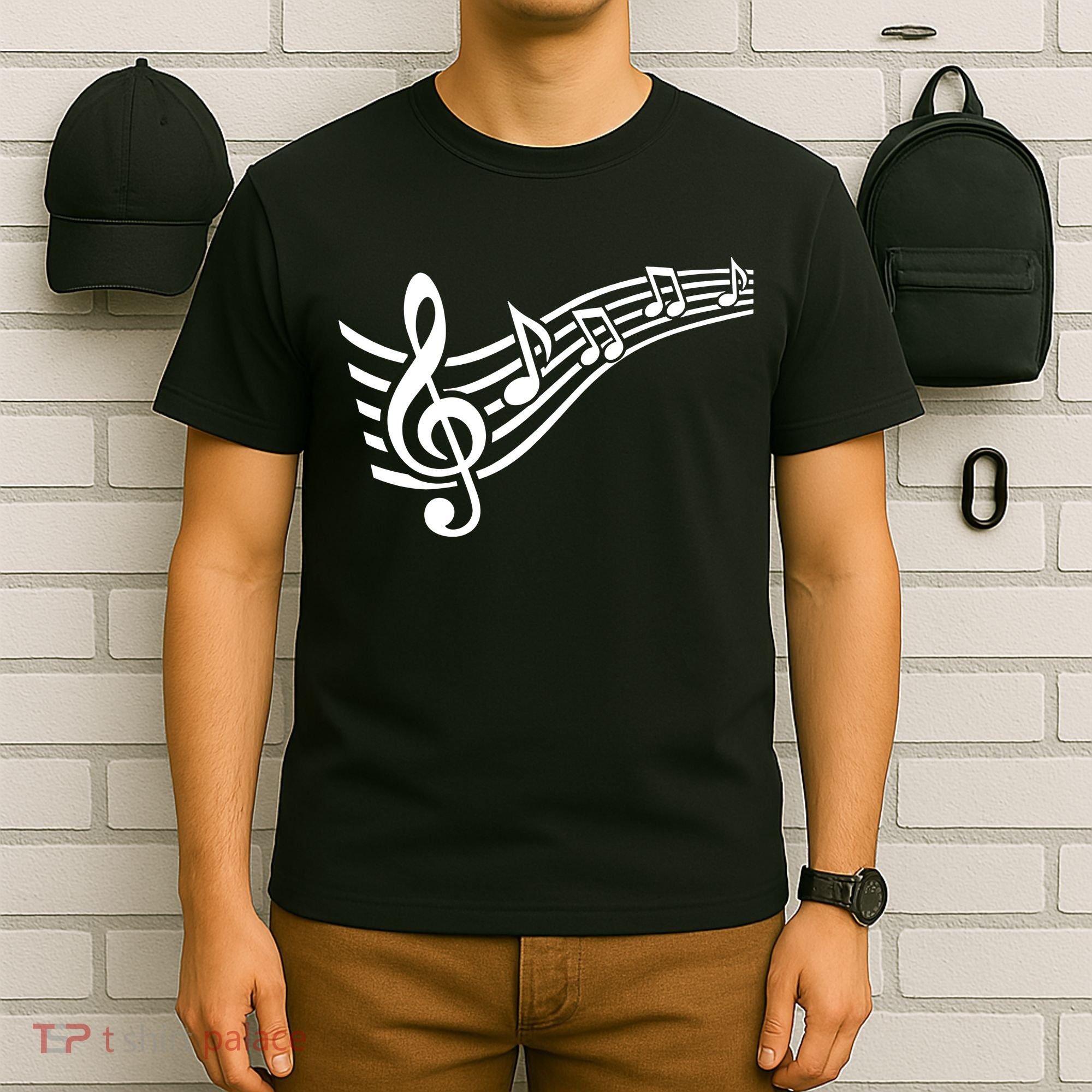 Music Notes Clef T-Shirt