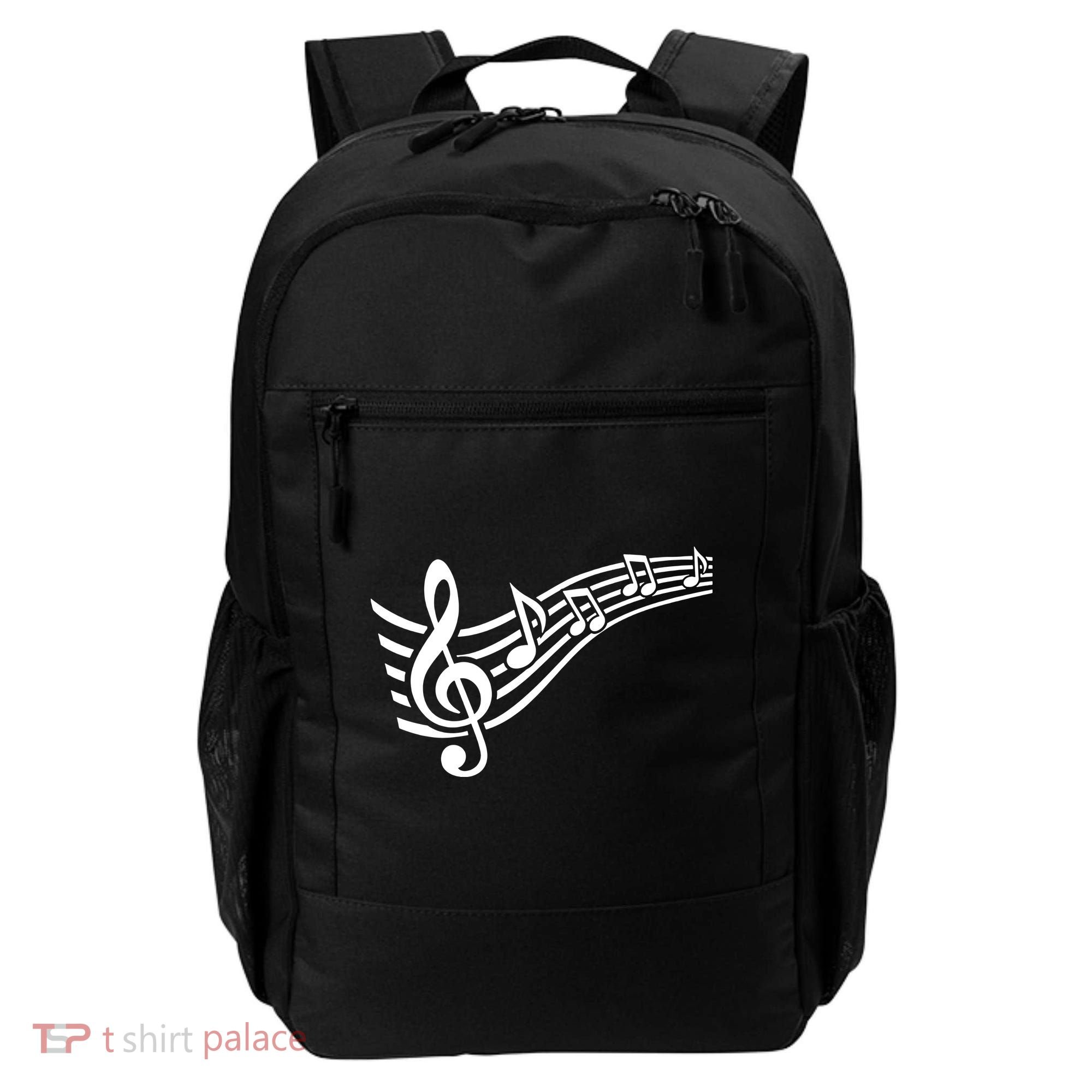 Music Notes Clef Backpack