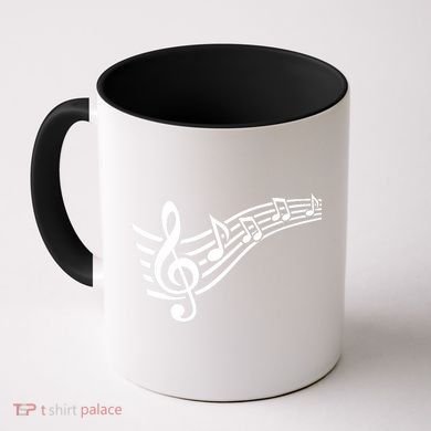 Music Notes Clef Coffee Mug