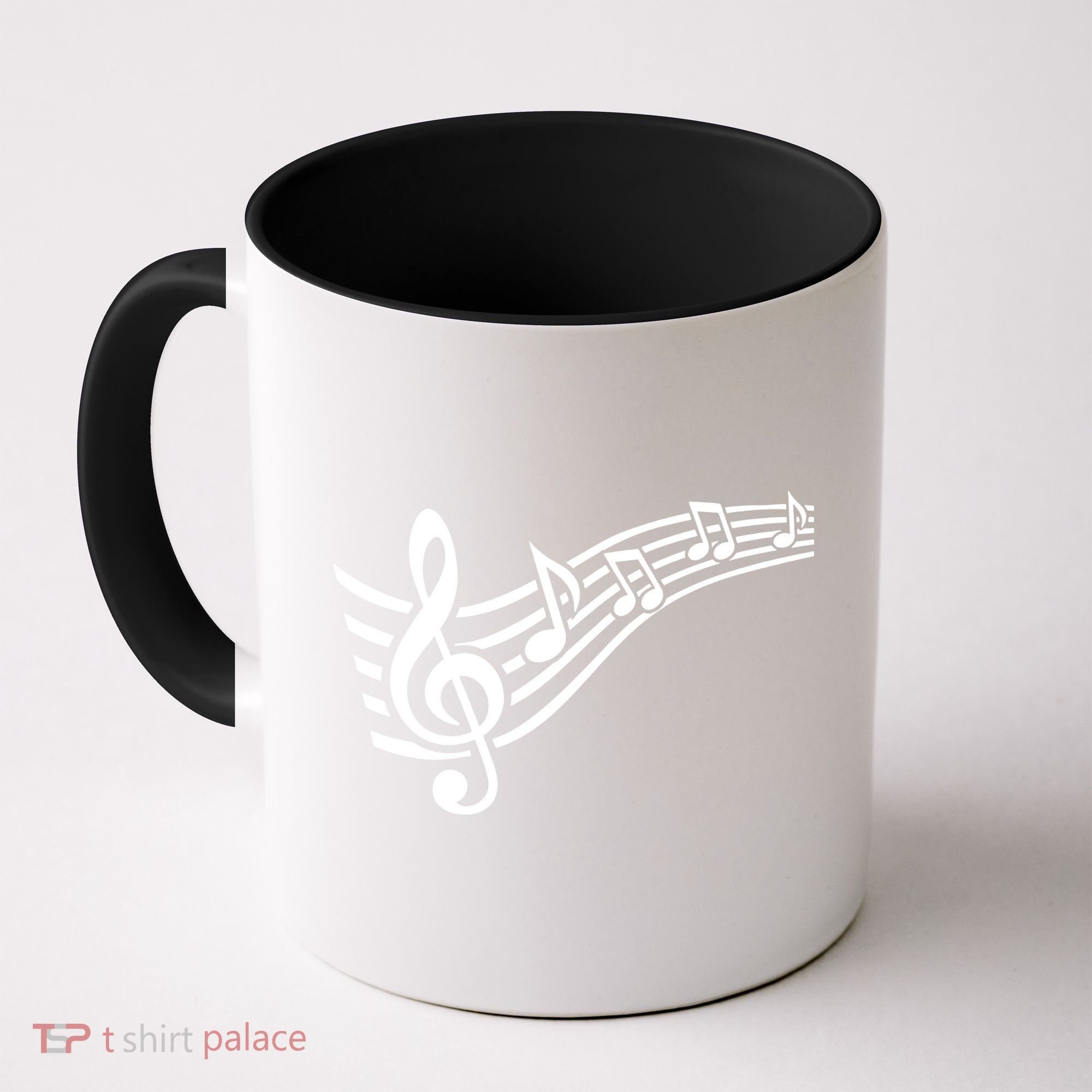 Music Notes Clef Coffee Mug