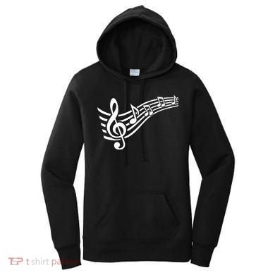 Music Notes Clef Women's Hoodie