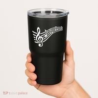 Music Notes Clef Tumbler thumb 2
