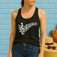 Music Notes Clef Women's Tank Top thumb 2