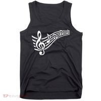 Music Notes Clef Tank Top thumb 0