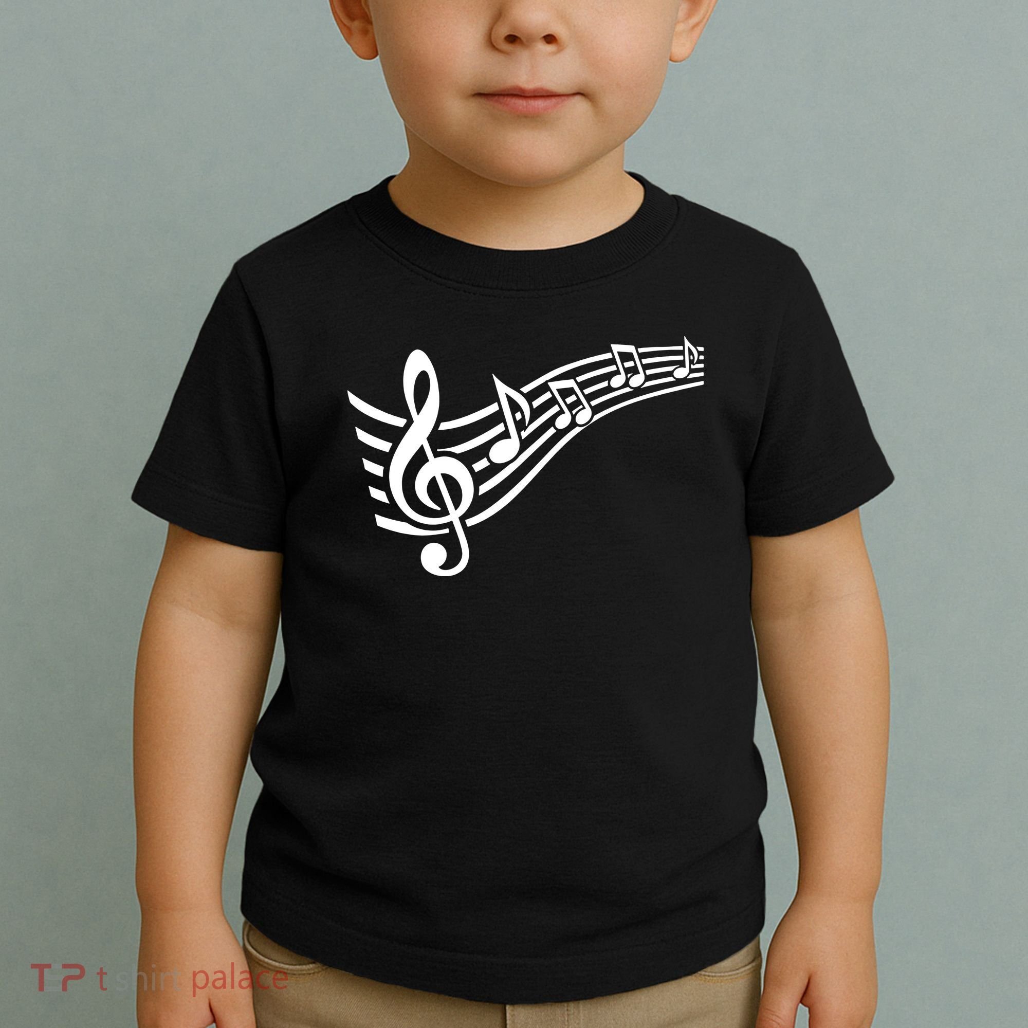 Music Notes Clef Toddler T-Shirt